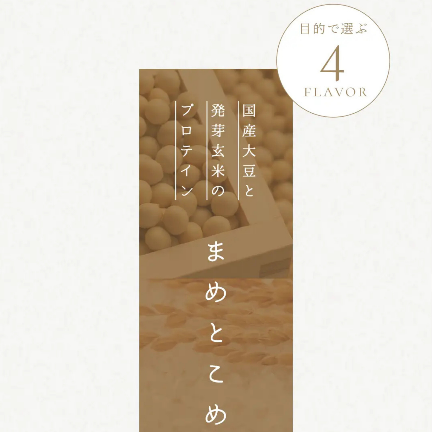 まめとこめ＜日々の元気に（抹茶味）＞