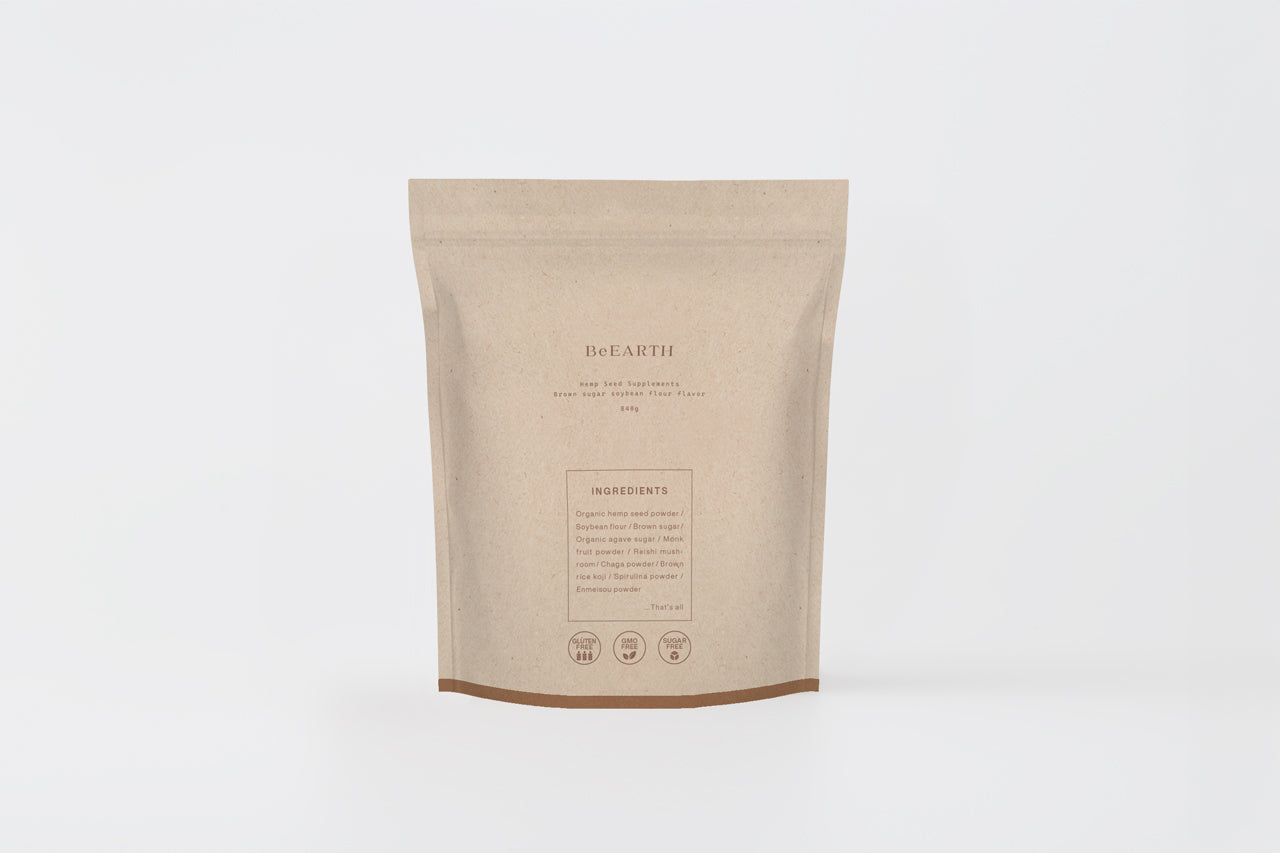 ヘンプシードサプリメント＜黒糖きな粉＞大容量約30食